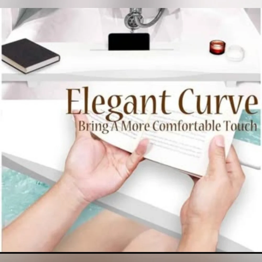 White Bath Tray Caddy